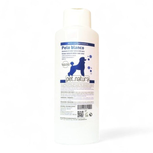 Champú Pelo Blanco Pet Natura (250 ml, 750 ml, 5 L)