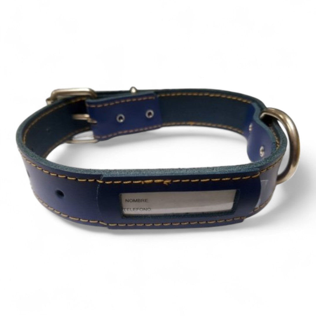Collar Cuero Buzón Mabel para Perros
