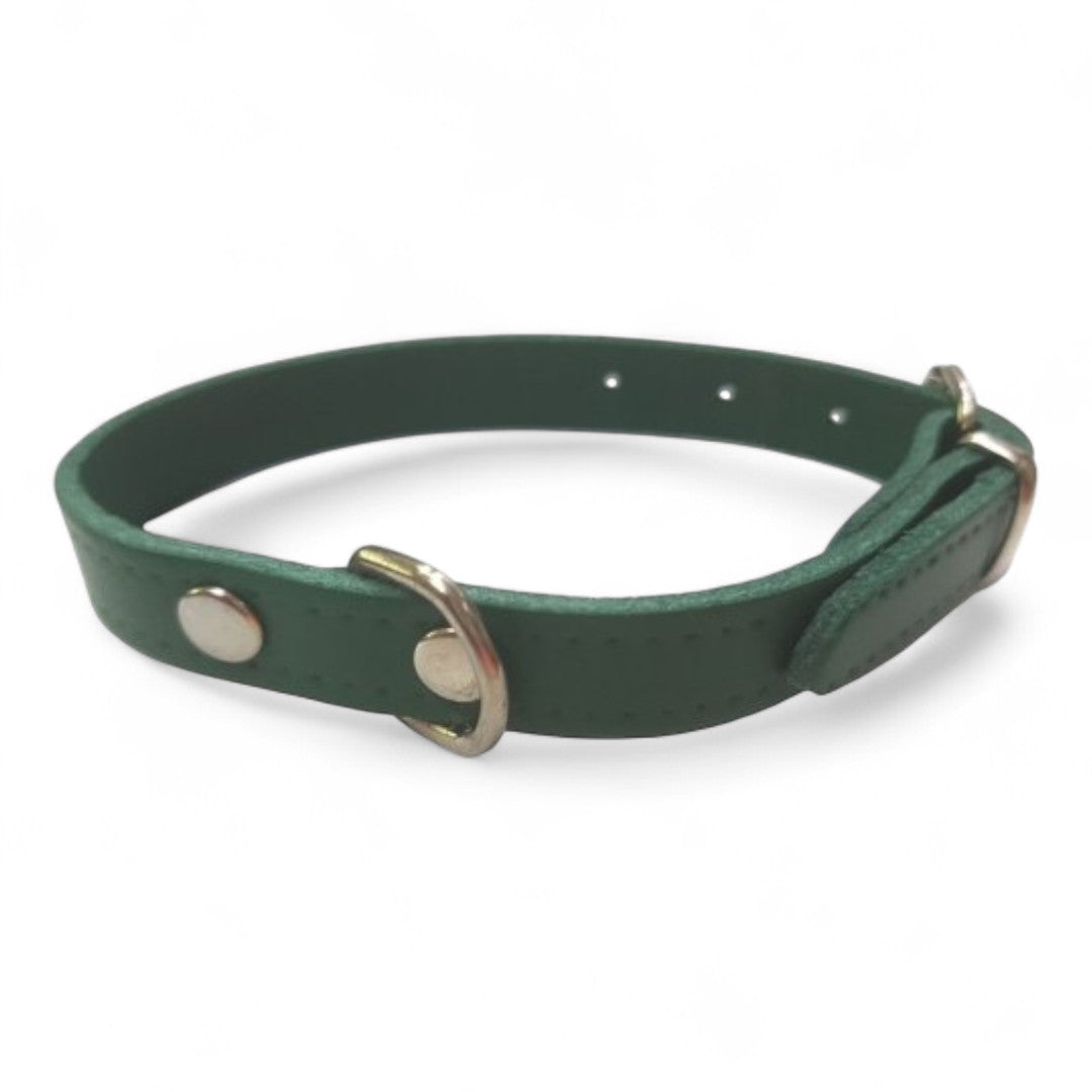 Collar Cuero Liso para Perros VMD