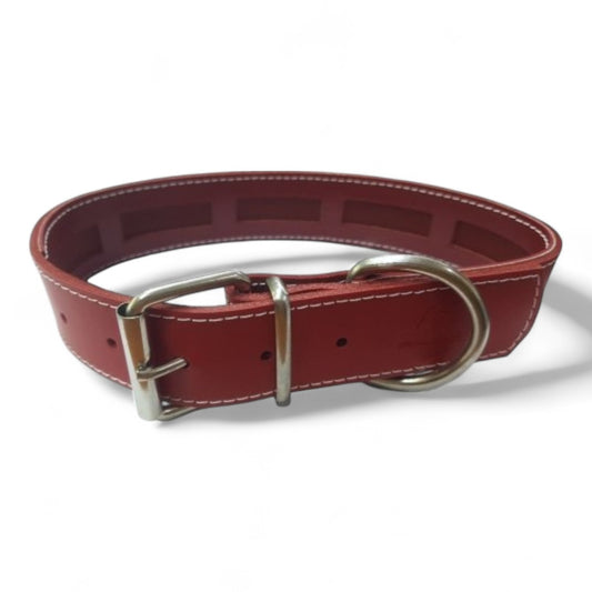 Collar Cuero Protec Mabel para Perros