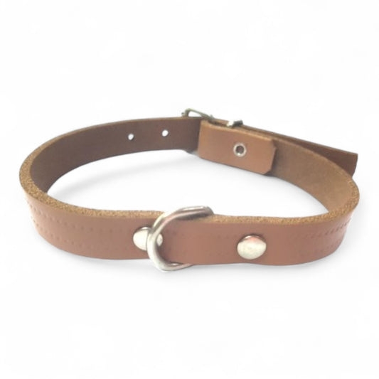Collar Cuero Modelo Laura Mabel para Perros