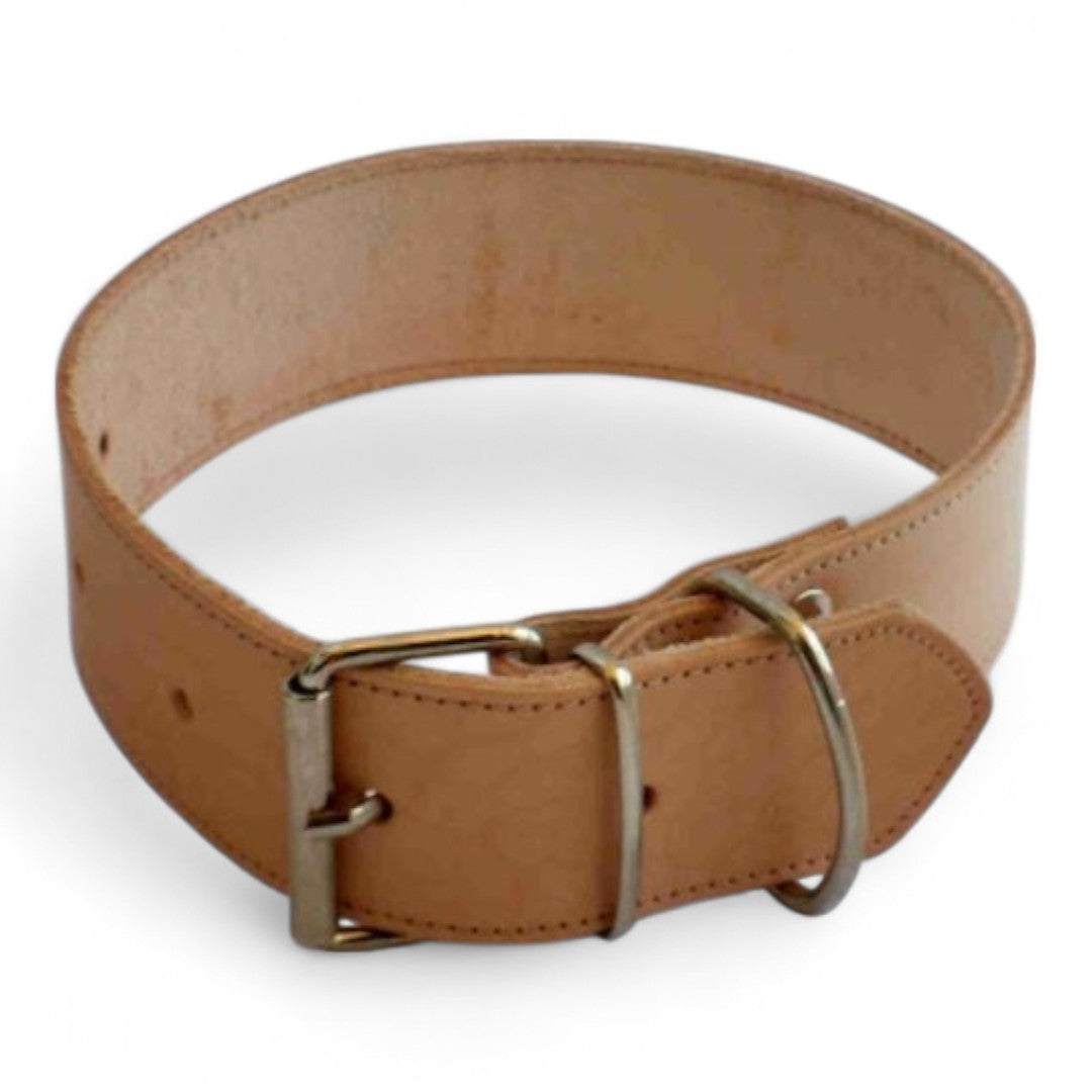 Collar Cuero Vaqueta VMD para Perros