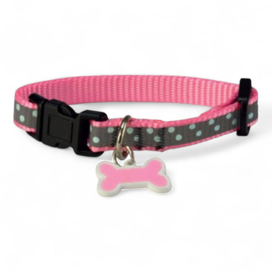 Collar Reflectante con Hueso Arquivet para Perros y Gatos
