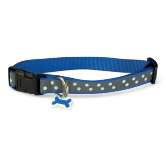 Collar Reflectante con Hueso Arquivet para Perros y Gatos