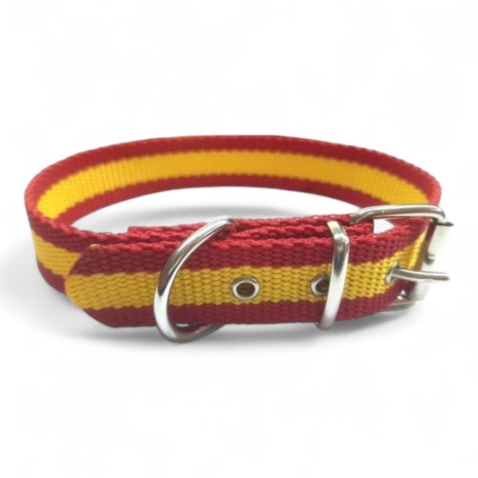 Collar Nylon Bandera Española VMD para Perros