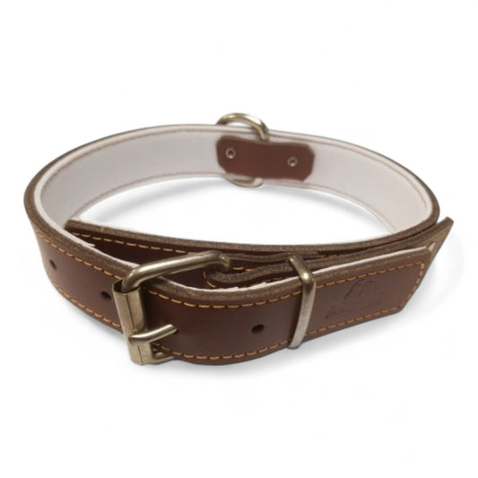 Collar Piel Confort con Fieltro Mabel para Perros