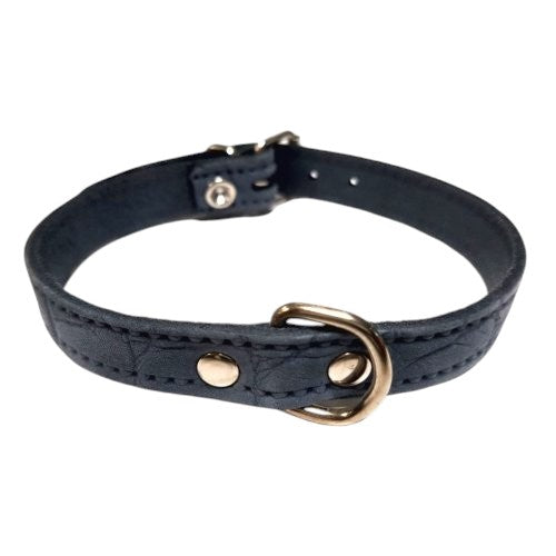 San Dimas Collar de Piel Labrado para Perros Grandes y Gigantes (Tostado, Verde, Azul, Rojo)