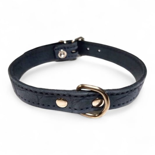 San Dimas Collar de Piel Labrado para Perros Mini (Rojo, Tostado, Verde, Azul)