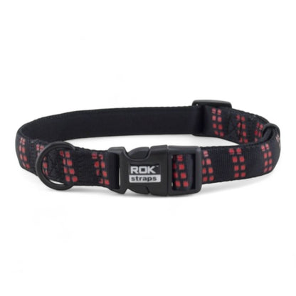 Collar ROK Straps Acolchado para Perros 16 mm y 20 mm - Naranja, Verde, Rojo