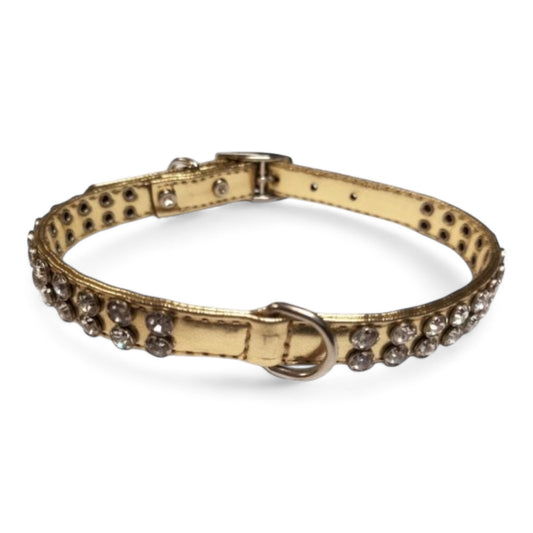 Collar Shiny San Dimas 12x350 mm (Negro, Dorado)