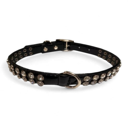 Collar Shiny San Dimas 12x350 mm (Negro, Dorado)