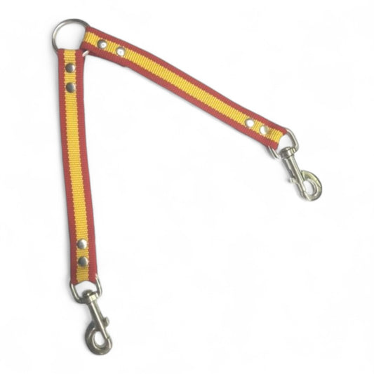 Collera Nylon 20 cm Bandera Andaluza y Española VMD para Perros
