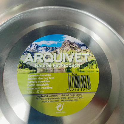 Comederos y Bebederos de Acero Inoxidable Antideslizantes Arquivet