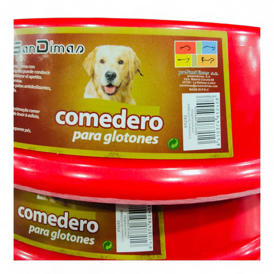 San Dimas Comedero para Glotones 23.5 x 6 cm Rojo