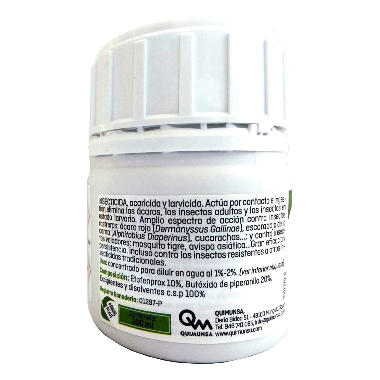 Diptron 100 Ml. Insecticida-larvicida-acaricida