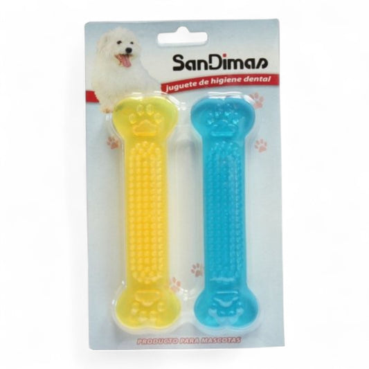 San Dimas Hueso Translúcido para Perros (10 cm 3 Unidades, 18 cm 1 Unidad)