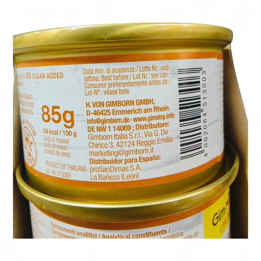 Lata Gimdog Pure Delight Pollo, 85gr.