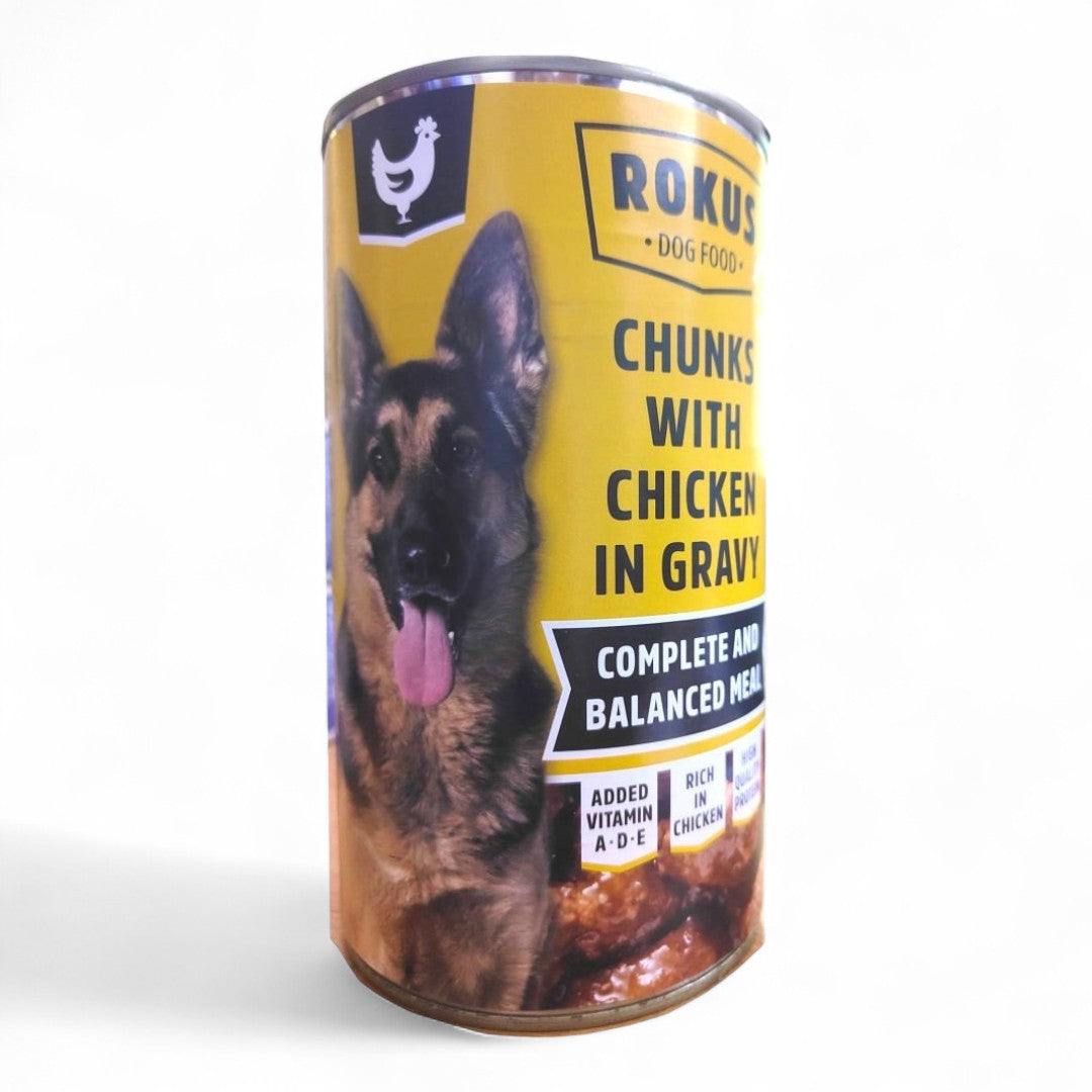 Latas Rokus de Pollo para Perros