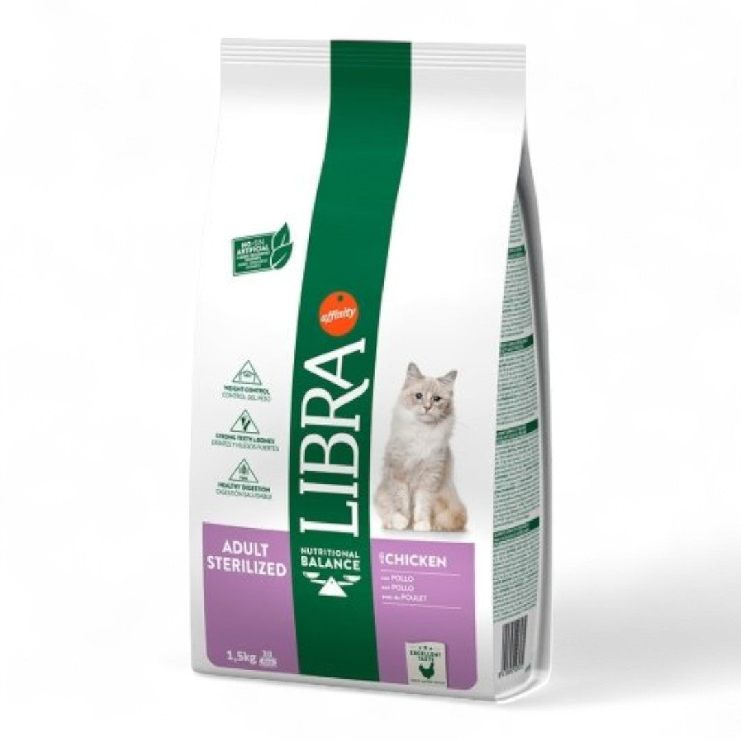 Libra Cat Sterilized (1,5 kg, 3 kg, 12 kg)