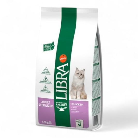 Libra Cat Sterilized (1,5 kg, 3 kg, 12 kg)