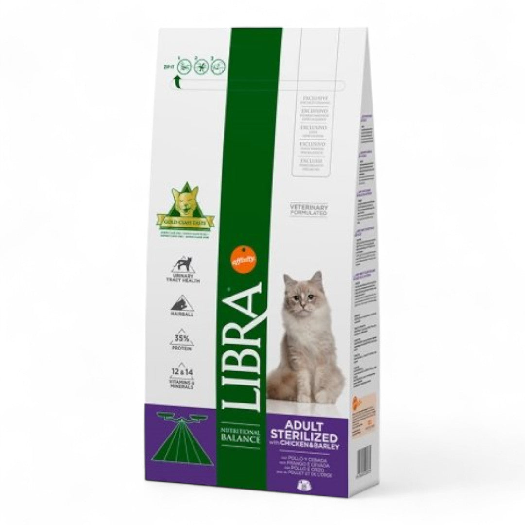 Libra Cat Sterilized (1,5 kg, 3 kg, 12 kg)