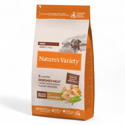 Natures Variety Healthy Grain Adult Mini Pollo 3 Kg.