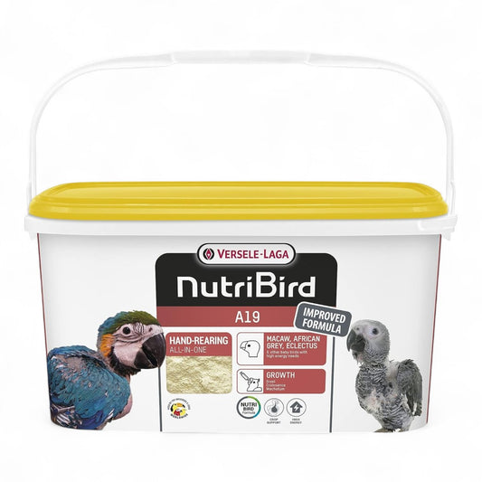 Versele Laga NutriBird A19 800 g, 3 kg Papilla para Cría a Mano de Loros y Guacamayos
