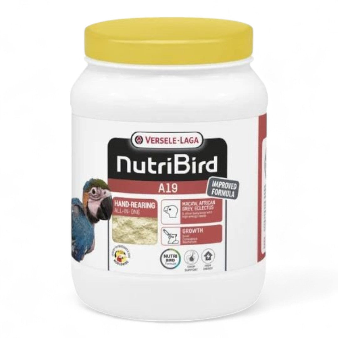 Versele Laga NutriBird A19 800 g, 3 kg Papilla para Cría a Mano de Loros y Guacamayos