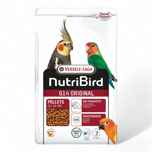 Versele Laga NutriBird G14 Original 1 kg, 10 kg Pienso para Ninfas y Agapornis