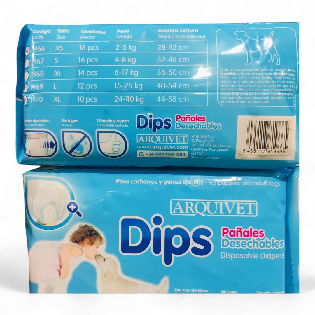 Pañal Arquidips para Perros