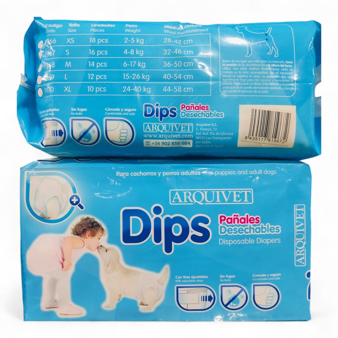 Pañal Arquidips para Perros