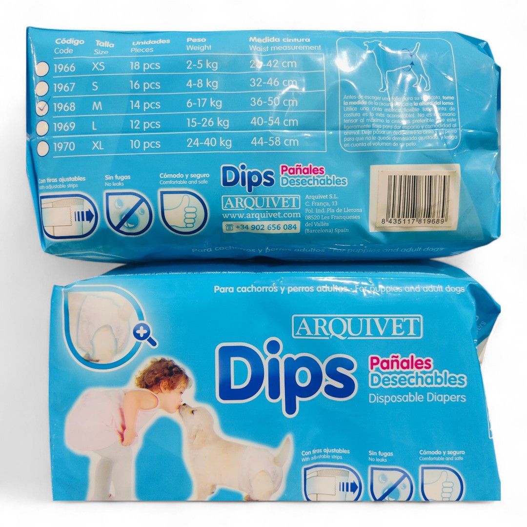 Pañal Arquidips para Perros