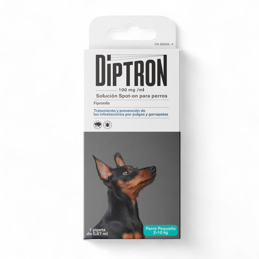 Pipeta Diptron Perro 2-10 Kg. 1 Ud.
