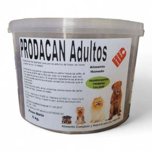 ProdaCan Adultos Alimento Natural Semi-Húmedo (1 kg, 5 kg, 10 kg)
