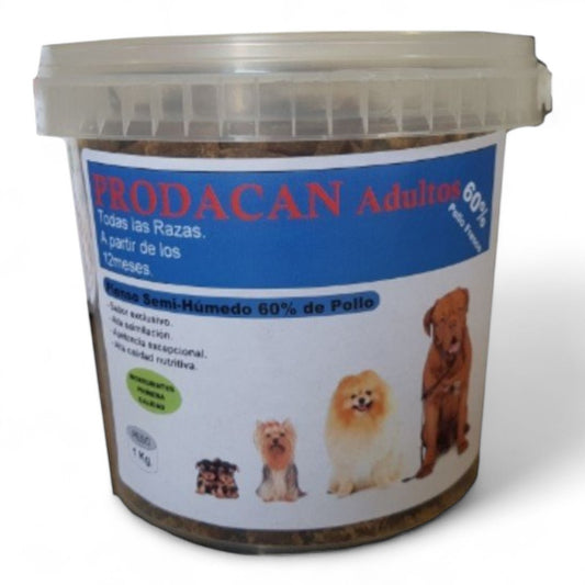 ProdaCan Adultos Alimento Natural Semi-Húmedo (1 kg, 5 kg, 10 kg)