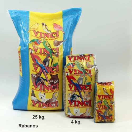Rábanos Vinci para Pájaros