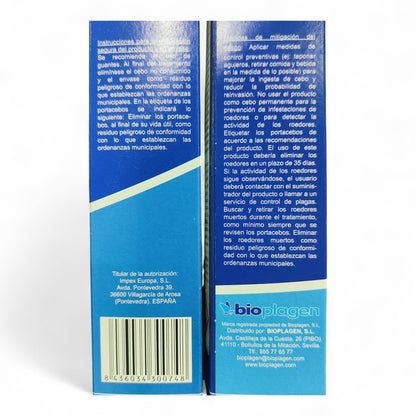 Raticida Ratigen Secure Cebo Fresco 150 Gr. Brodifacoun