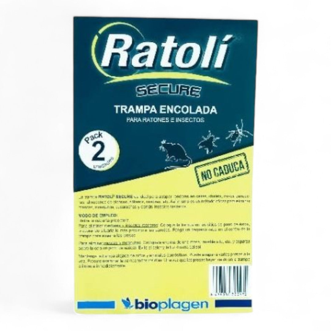 Raticida Ratoli Trampa Encolada 2 Uds.