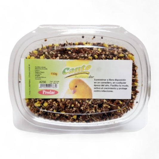 Prodac Restaurador Canto para Pájaros 150 g, 450 g, 4 kg, 20 kg Mixtura Vitaminada