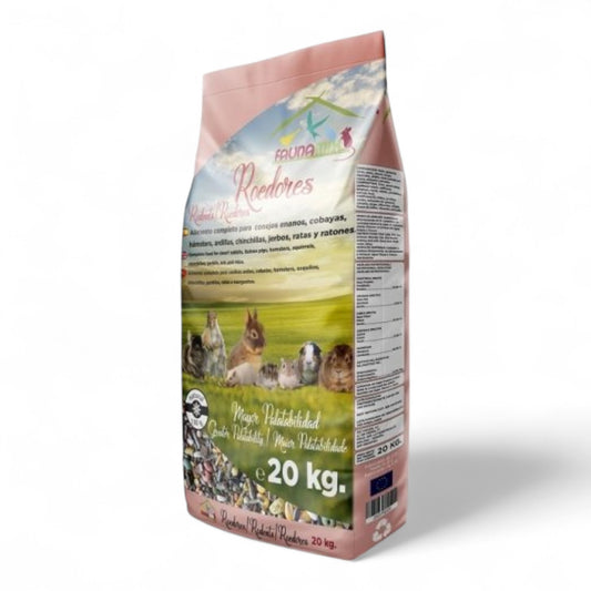 Faunamix Roedores Mix para Conejos y Cobayas (800 g, 5 kg, 20 kg)