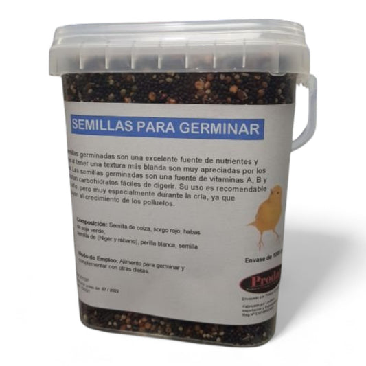 Prodac Semillas para Germinar Cubo 1 kg para Pájaros