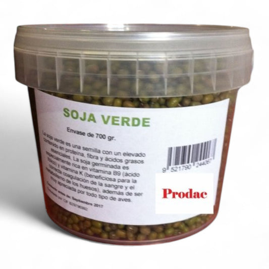 Soja Verde Katjang Prodac para Pájaros